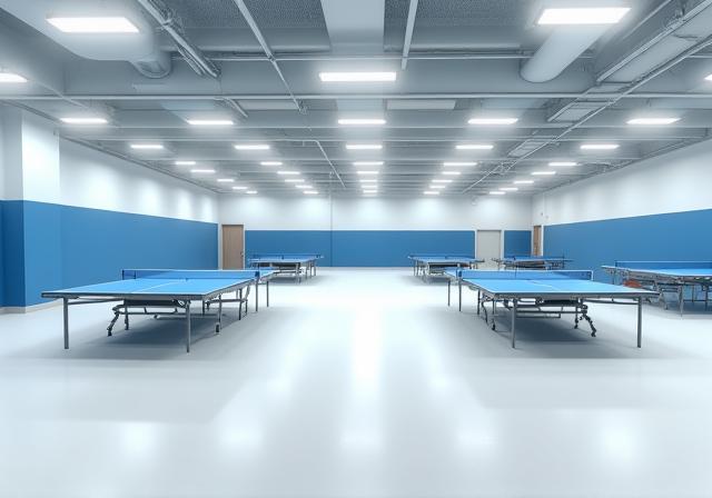 Photo of the Al Khaleej Table Tennis Academy facility interior