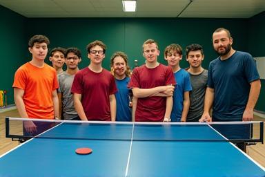 Image representing table tennis training camp group session